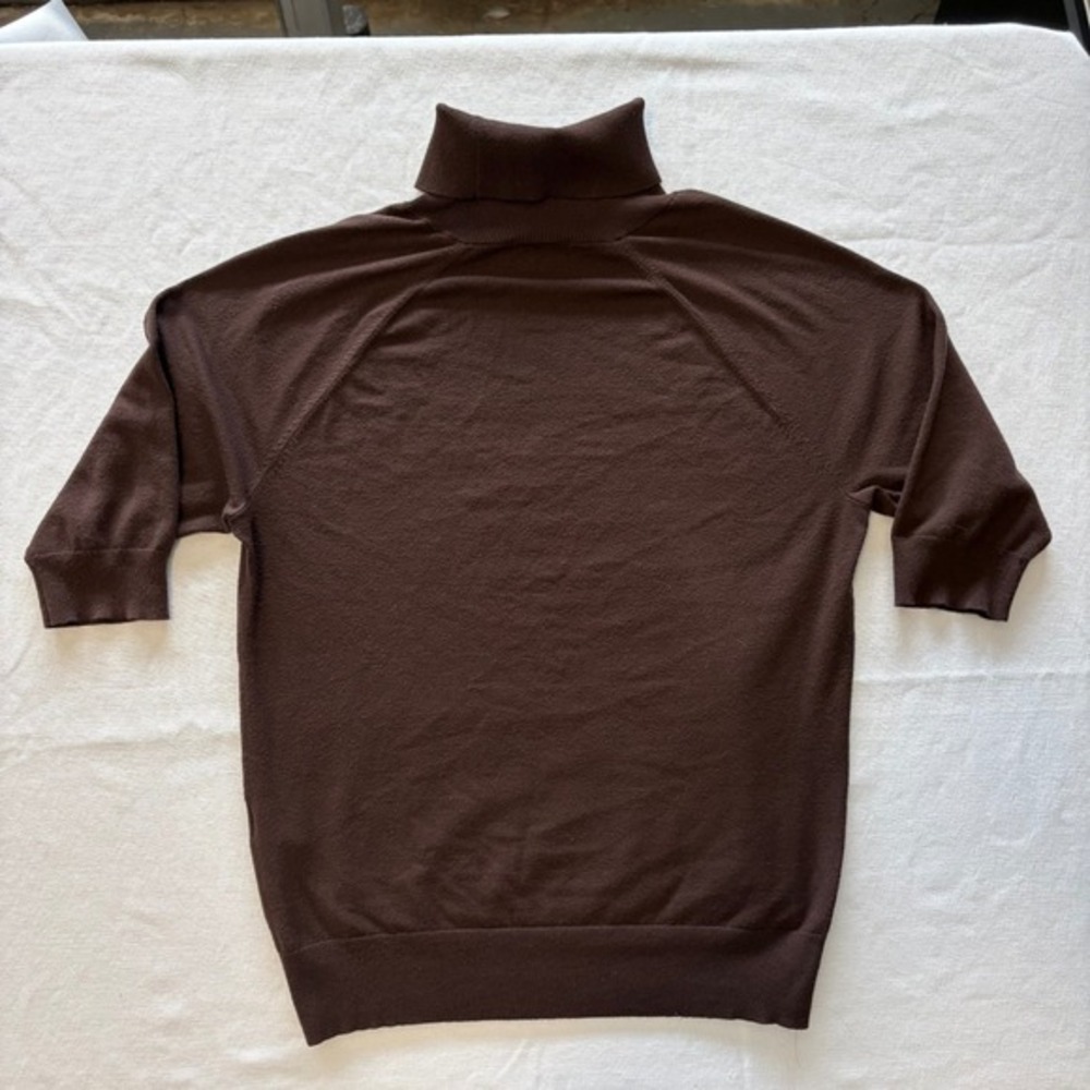 Babaton, Turtleneck Sweater, Brown, Large, Excellent, MSRP $88